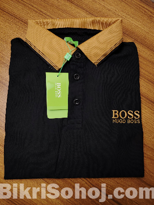 Mens premium polo T-shirt Balmain & Hugo boss brand
